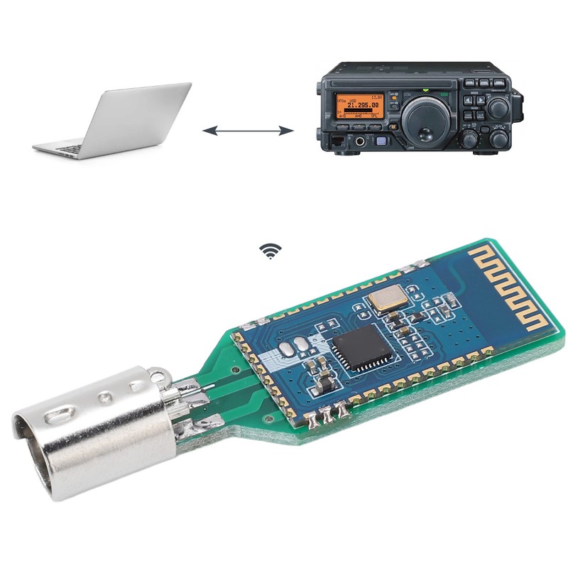 Bluetooth Serial Adapter Radio Interface Adapter for FT8X7 Series 9600bps