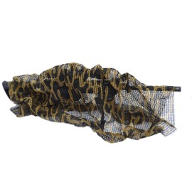 Rifle Sniper Veil Camouflage Netting Mesh Gun Wrap Material - Camo Patterns (Black/DE Multicam)