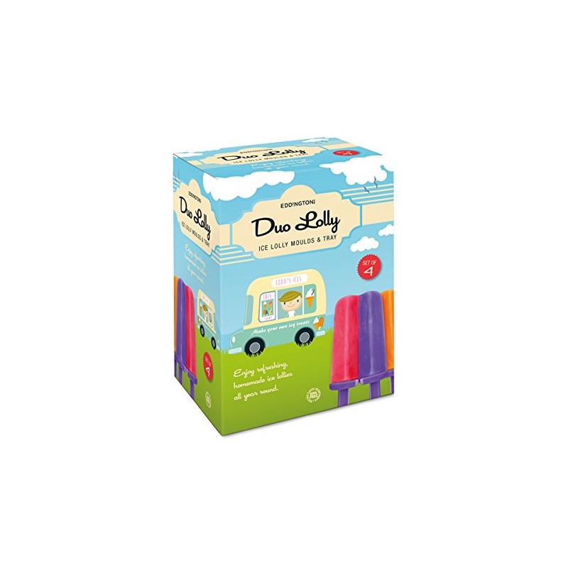 Eddingtons Duo Ice Lolly Mould Set of 4