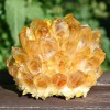 300G Large Citrine Quartz Geode Quartz Cluster Crystal Healing Reiki
