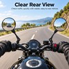 Folding Motorcycle Rearview Mirrors for Bikes & Scooters – Adjustable