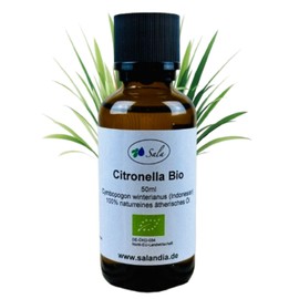 Sala Citronella Oil Aroma Essential Citronalla Oil Organic - for Consumption - 100% Natural 50 ml