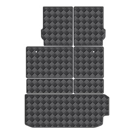 WDYOYS Cargo Mat for 2019-2025 Subaru Ascent 7 Seats Trunk Mat & 2ND+3RD Row Rear Backrest Mat, All Weather Rear Cargo Liner Back Seat Cover Protector