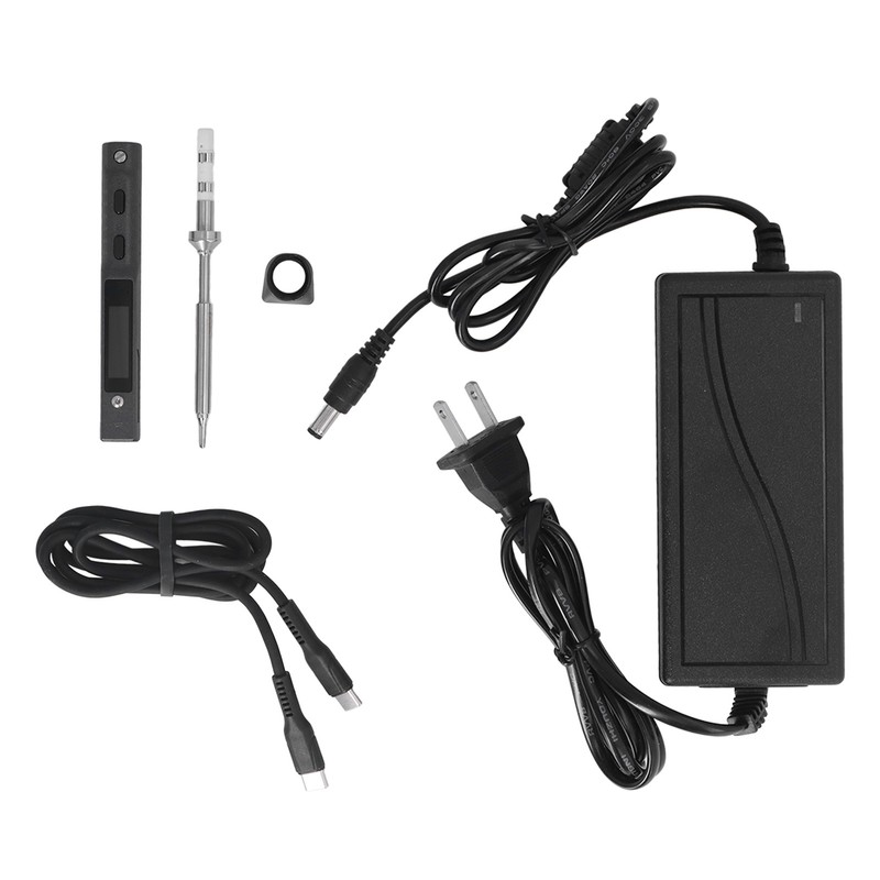 MINIWARE Electric Soldering Iron Kit ABS Intelligent Mini Temperature Adjustable