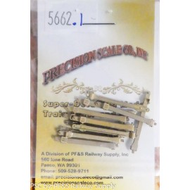 Precision Scale O #5662.1 (No Bolt Detail) Stanchions, Side, Cored .025", EMD