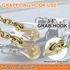 AAINHeavy Duty Chain 3/8" x 20" G80 Tow Chains with