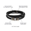 VIRAGIL To My Son Love You Forever Bracelets, Son Bracelet