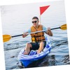 KICHOUSE Kayak Accessory Folding Flag Pole Safety Flag Bright Conspicuous