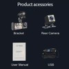 Shkalacar Dash Cam Front and Rear with 3 Cameras 170°+120°+110°