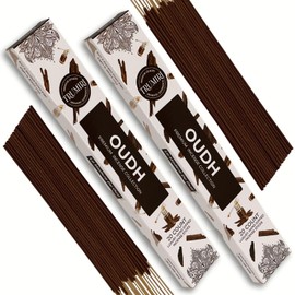 Oud Incense Sticks - Agarwood - Total 40 Insence-Sticks - Dual Pack of 20 Insense - Inciensos - Inscents - Natural Non Toxic Ingredients - Incents - Incence - Inscense - Insents