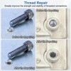 PATIKIL Wire Thread Inserts M12x1.75 Metric 2D 24mm, 20Pcs 304