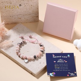 Bracelet Gifts for Girls, Sterling Silver Bracelets Bracelets for Womens Adjustable Sweet Heart Charm Bracelets for Girls Gifts Friendship Bracelet Best Friends Friendship Gifts