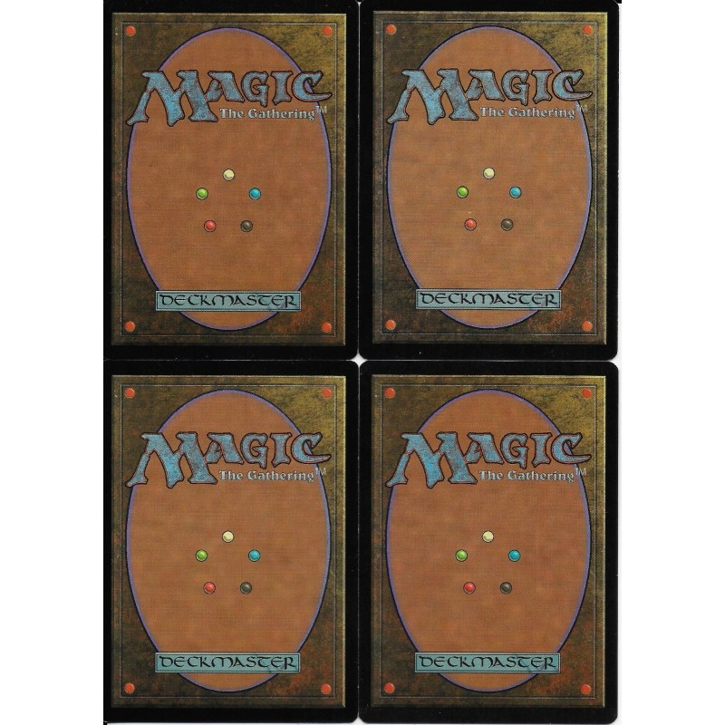 MTG: ADVANCE SCOUT Tempest COMMON; played, Excellent condition x4
