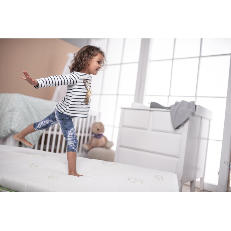 Träumeland Fitted Sheet Organic Cotton with Elastane White 90 x