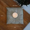 shizuro Concrete Tea Light Holder in Cushion Look - 12