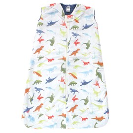 Hudson Baby Unisex Baby Mink with Sherpa Inner Sleeping Bag, Sack, Blanket, Dinosaurs, 18-24 Months