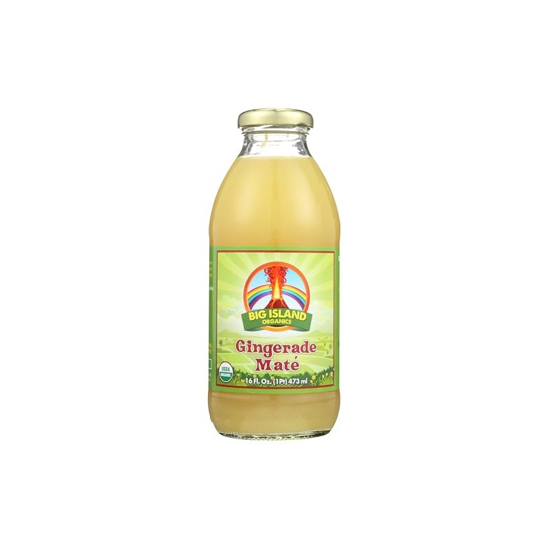 Big Island Organics, Gingerade Mate Organic, 16 Fl Oz
