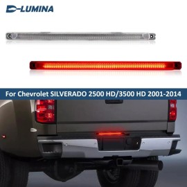 D-Lumina LED Under Tailgate Tailgate Brake Lights Clear For 2001-2014 SILVERADO 2500 HD