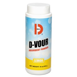 Big D BGD 166 16 oz Lemon Fragrance D-Vour Absorbent Powder