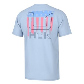 HUK Men's Standard Fishing Graphic Tee, Performance Short Sleeve, Quick-Dry, Salute-Ice Water