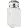 FACKELMANN Pepper / Salt Shaker Glass / Stainless Steel Cap