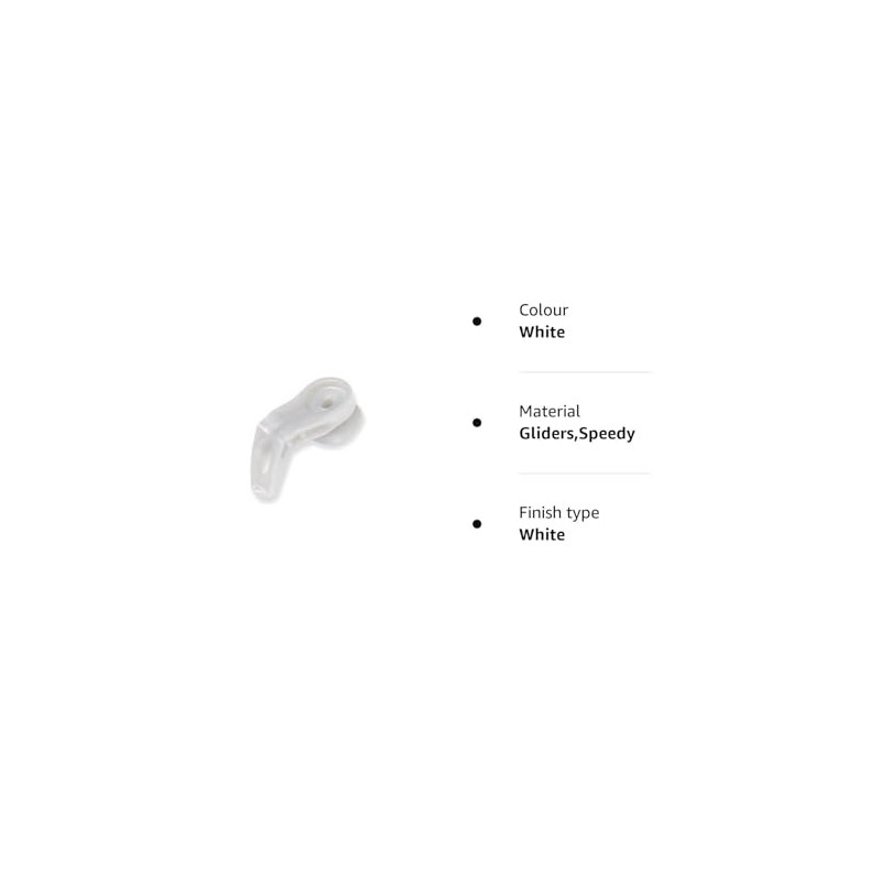 100 Fineline curtain track Gliders by Speedy