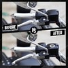 cooideamoto Front Brake Master Cylinder Cover Cap Fit For Harley