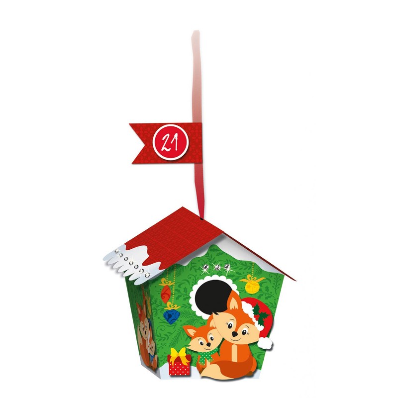 Ursus 17820001 Advent Calendar Owl Craft Set for 24 Gift