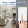 2 Pack Light Switch Cover Plate, Toggle Modern Decorative Outlet