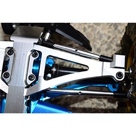 GPM Traxxas 1/16 Mini E-Revo / Mini Summit Tuning Parts Aluminium Front Lower Arm - 1Pr Set Black