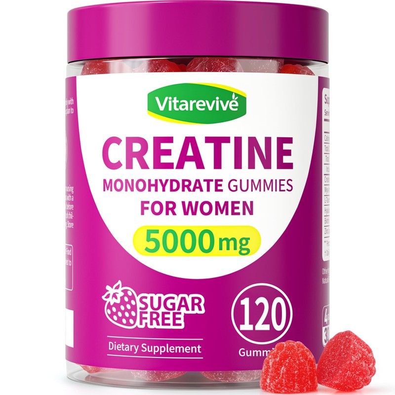 Creatine Gummies for Women - 5000mg Creatine Monohydrate for Lean