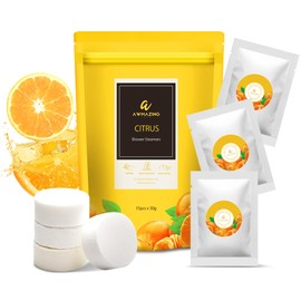AWmazing Life Shower Steamers Bath Bombs Aromatherapy 15 Pack - Christmas Gifts for Her or Him, Birthday Gifts,Home SPA,Self-Care, Citrus, Essential Oil, Destressing, Relaxing, Stress Relief, Energizing