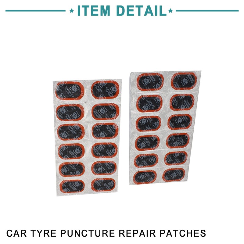 ACROPIX 24pcs Car Tire Puncture Repair Patch Patch Rubber Tool