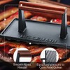 Bellemain Bellemain Bacon Press Rectangle | Heavy-Duty Cast Iron Grill