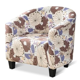jianyana Tub Chair Cover, Tub Chair Covers, Elastic Club Chair, Non-Slip for Dining Room, Living Room, Office, Reception Chair Cover