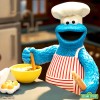 Reaction by Super7 Chef Cookie Monster Sesame Street Action Figure