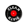 Dishwasher Magnet Clean Dirty Vinyl Record Red Label ~ 3.5"