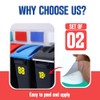 Wheelie Bin Numbers 1-999 (and/or. Letters A-Z) 2 Sets Waterproof