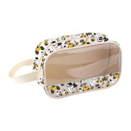 MEIKIUP Cartoon Couples Gifts Wall-E and Eve Love Clear Makeup Cosmetic Bag Nothing Can Extinguish Our Love Honeymoon Gifts (Robot Clear Bag-UK)