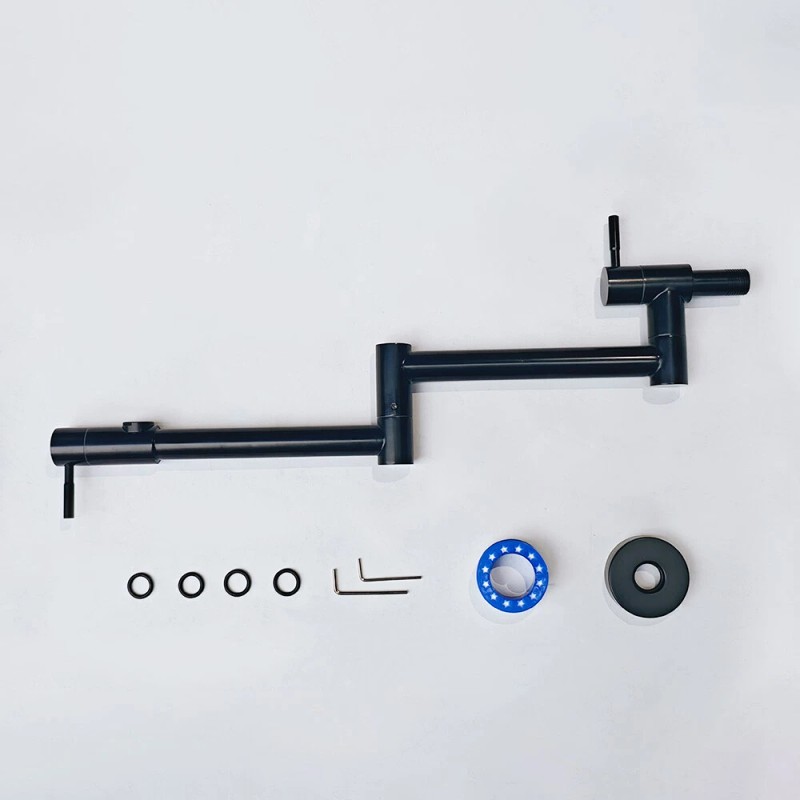 ZTT Stainless Stretchable Double Joint Swing Arm Pot Filler Rotatable