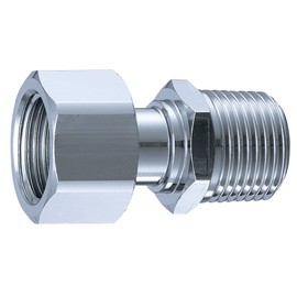 SANEI T84-20 Plumbing Components, Adapter with Single Nut, Rotary Nut, with Seal, Nominal 20