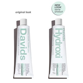 Davids Hydroxi Fluoride Free Nano Hydroxyapatite Toothpaste for Remineralizing Enamel & Sensitive Relief, Whitening, Antiplaque, SLS Free, Natural Peppermint, 4oz, Made in USA (3 Pack)