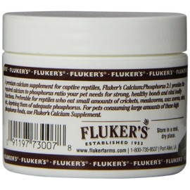 Fluker's 73007 2:1 Calcium to Phosphorus Reptile Dietary Supplement, 2-Ounce
