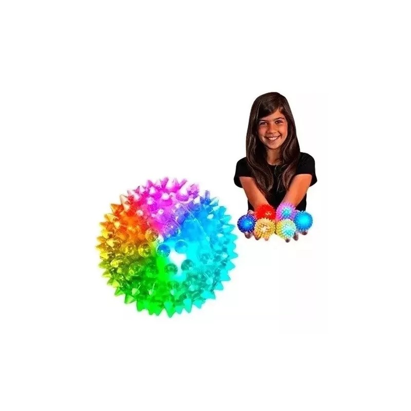 RIVERSOFY 12 Pelotas De Pico Luz Led Juguete Piñata Fiesta