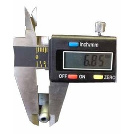 Petcock Fuel Valve Silver for Turning Fuel on Off Mini Chopper Pocket Bike and quad