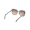 GUESS Geometric Butterfly Metal Sunglasses