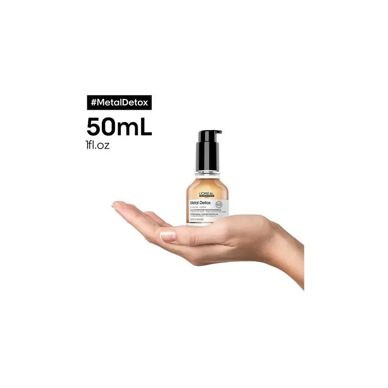 Shampoo Loreal Metal Detox + Aceite Oil Metal Detox 50ml