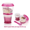 INOGIH Cereal On the Go Cups Breakfast-Portable Drink-Cup Cereal To-Go