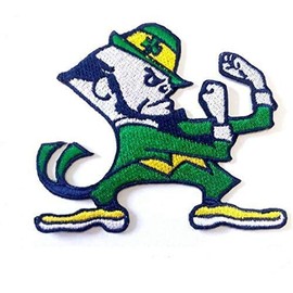 Noter Dame Fighting Irish Guy Sport Embroidery Patch Logo Iron,Sewing on