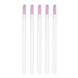 HARFINGTON 5pcs Pumice Stone Nail File, Pumice Nail Polishing Stick Cuticle Remover, Professional Quartz Stone Nail Filing Buffer Manicure Tool for Salon Nail Art Care, White